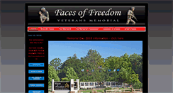 Desktop Screenshot of facesoffreedommemorial.org