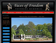 Tablet Screenshot of facesoffreedommemorial.org